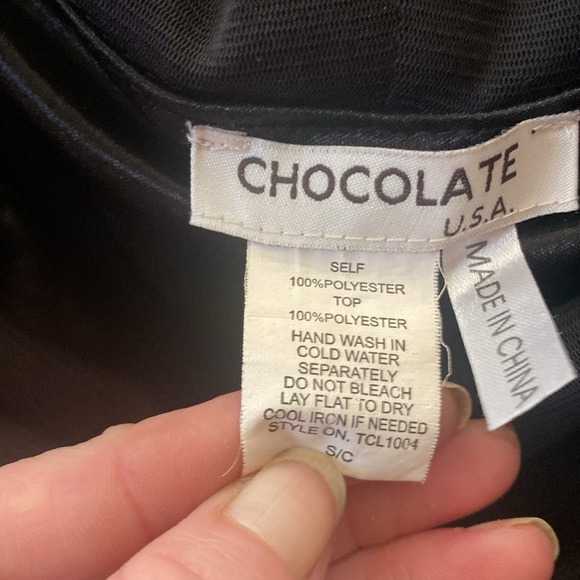 Black sheer cowl neck 3/4 sleeve blouse size small - Picture 5 of 10